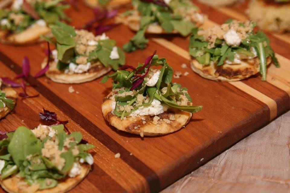 Arugula flatbread