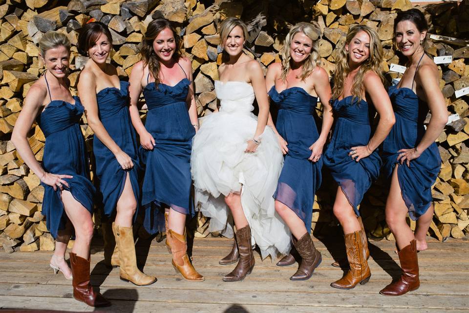 Girls and their boots, JM Wed