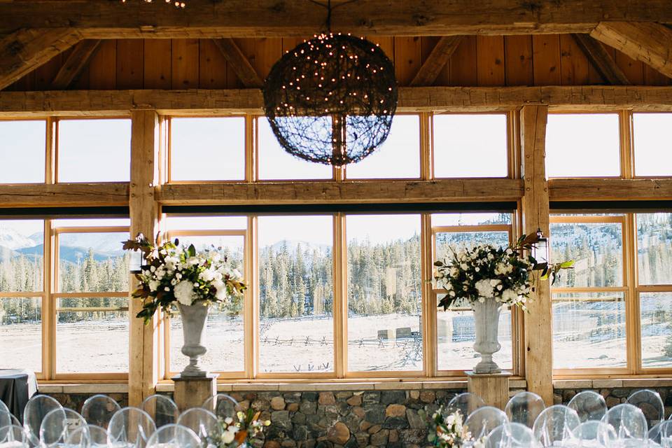 The ceremony with a view