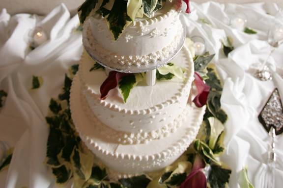 Floral cake topper