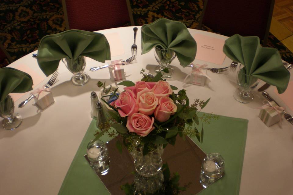 Rose centerpiece