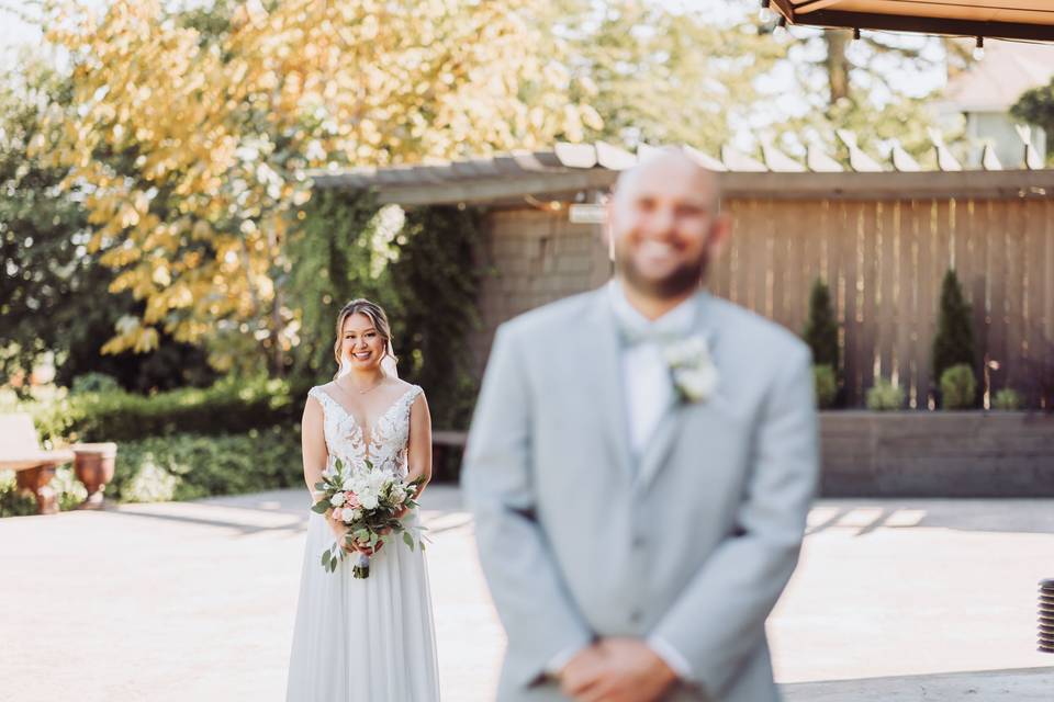 Bride and Groom First Look