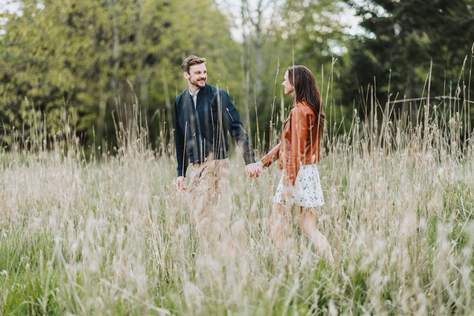 Engaged Couple at Mulkiteo