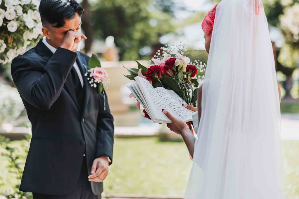 Bride and Groom First Look