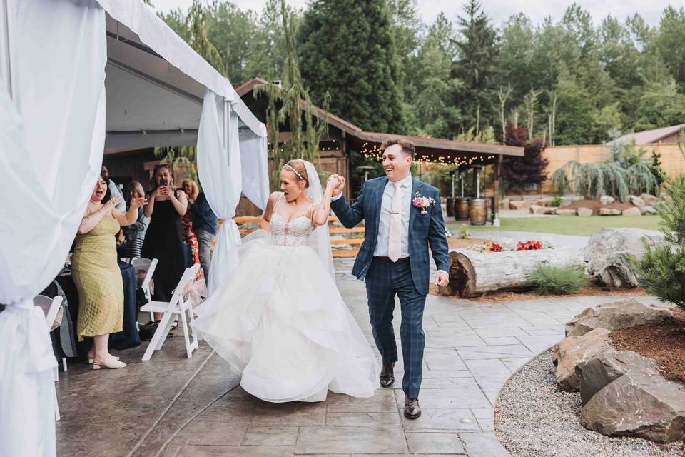 Bride and Groom Entrance