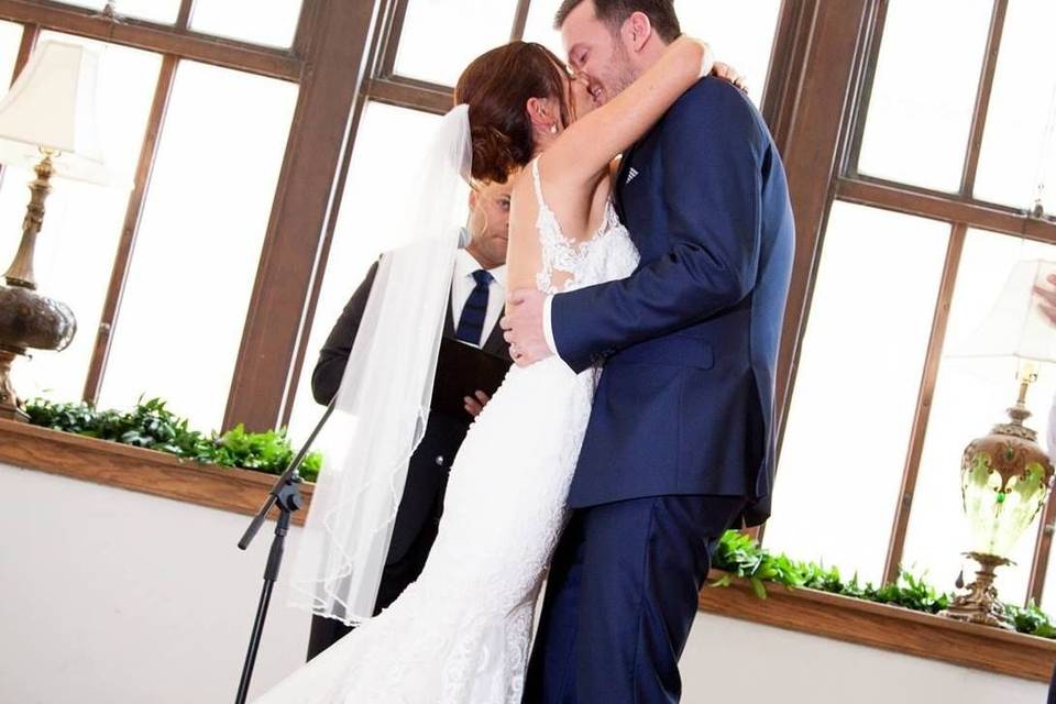 Wedding kiss