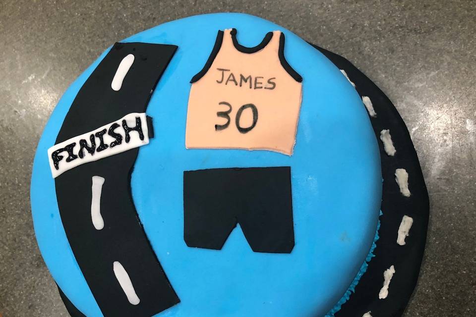 Marathon special cake