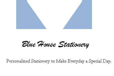 Blue House Stationery