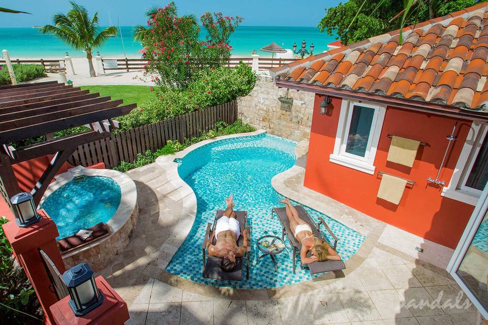 Sandals Villa with private pool