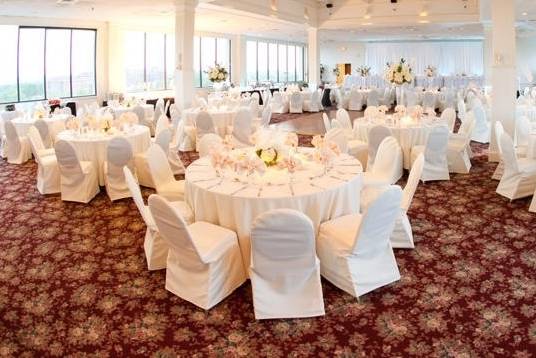 Wedding reception area