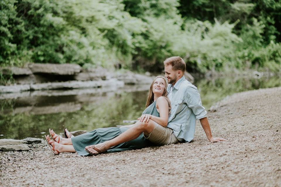 Engagement Session Waterfall