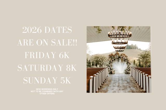 WEDDING VENUE SPECIAL