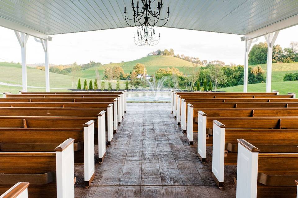 Covered Outdoor Ceremony