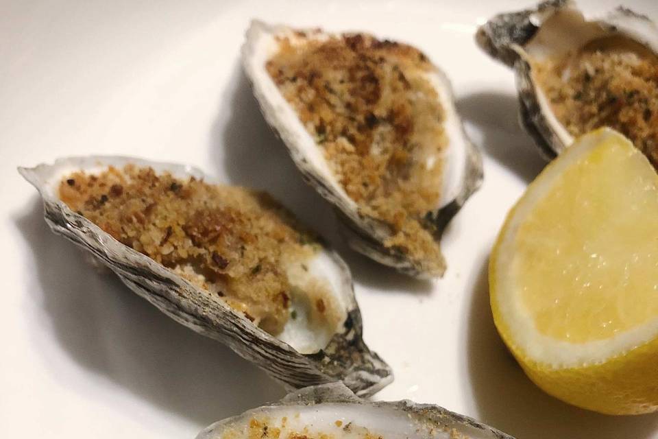 Delicious oysters
