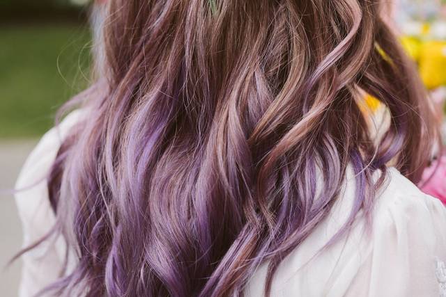 Natural bridal hair