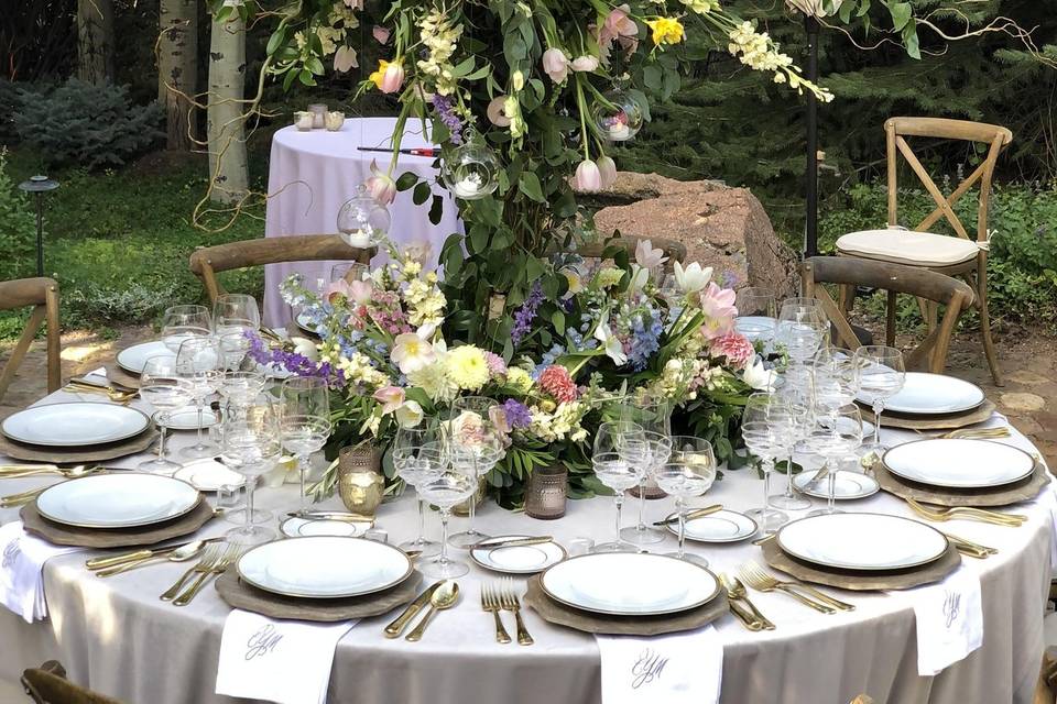 Tall centerpieces