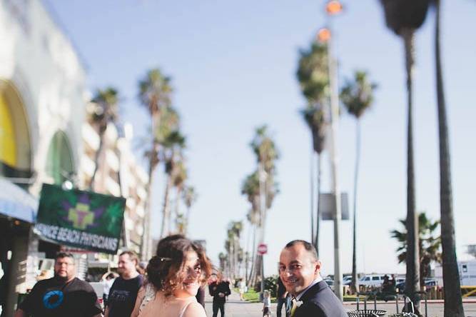 Reina & Matt :: A gorgeous beach wedding at the Malibu West Club.