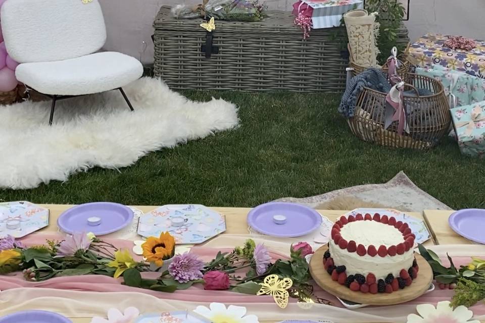 Garden party bridal shower