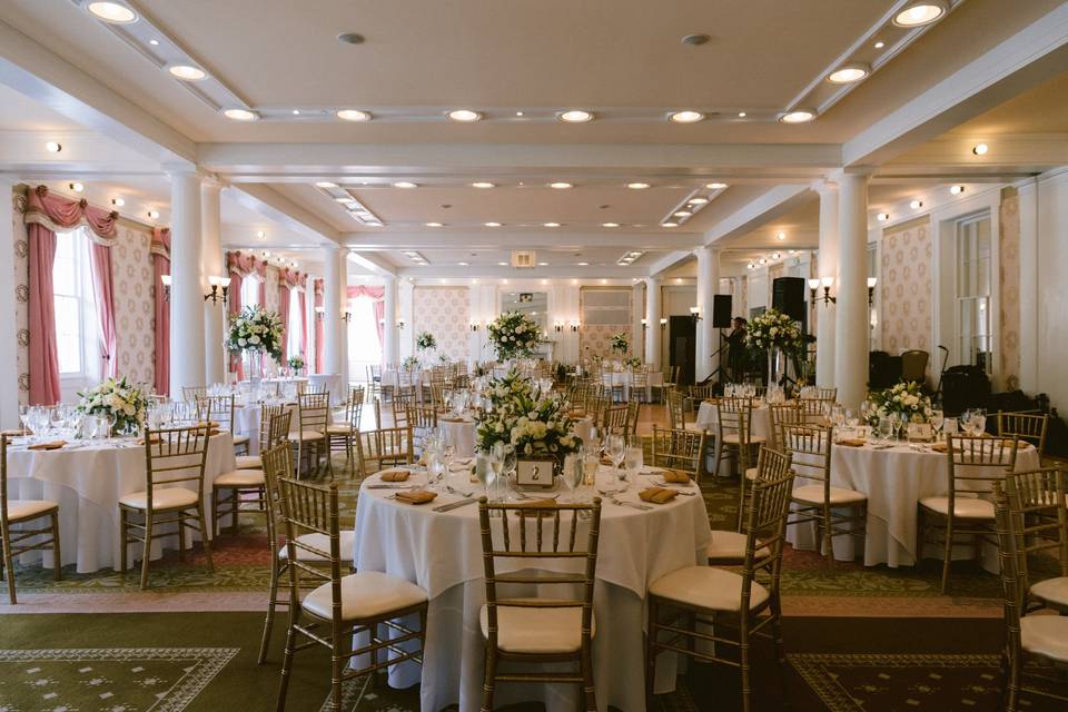 Reception decor