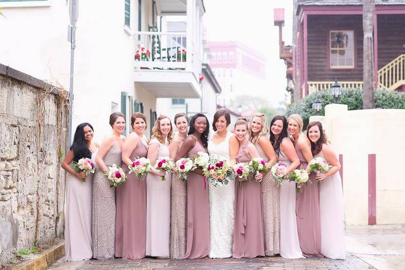 St Augustine Bridal Party