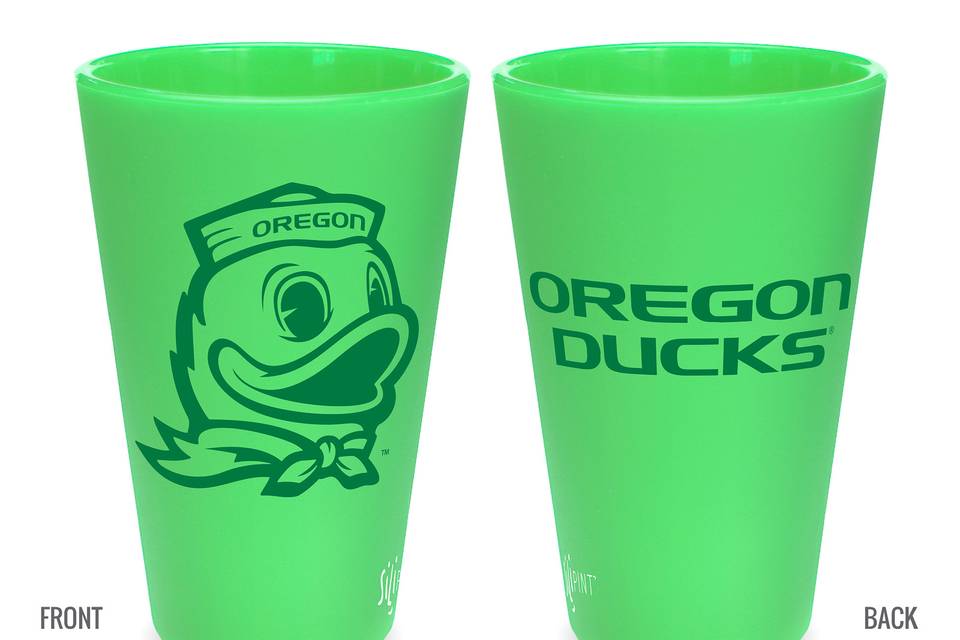 The Memory Company Oregon Ducks 16oz. Personalized Glass