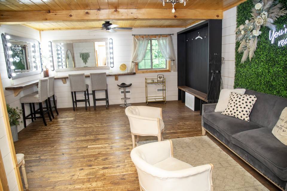 Indoor reception space