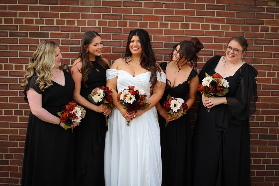 Bride + Bridemaids