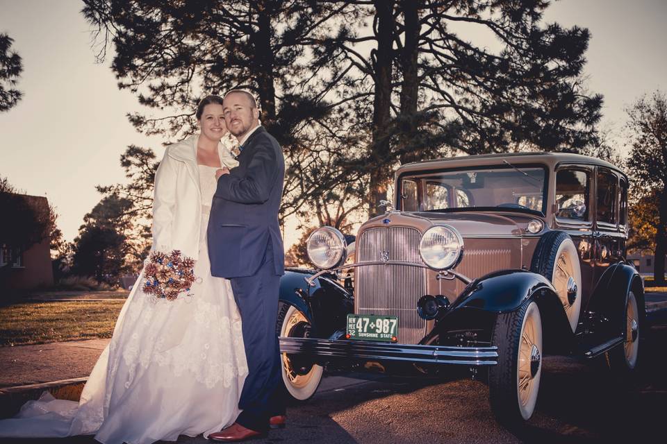 Couple and car