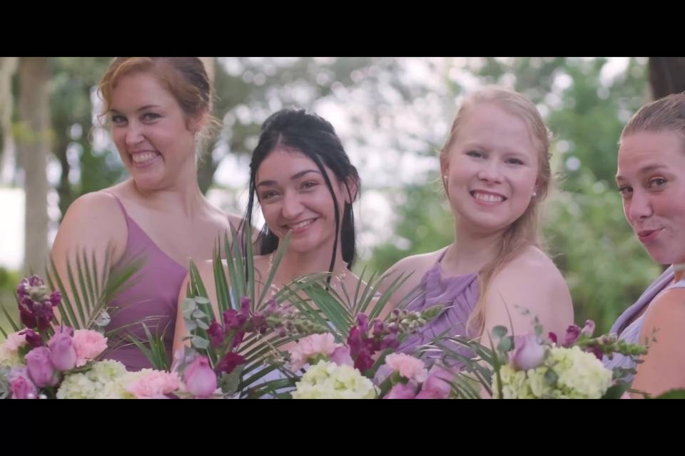 Sarah's bridesmaids