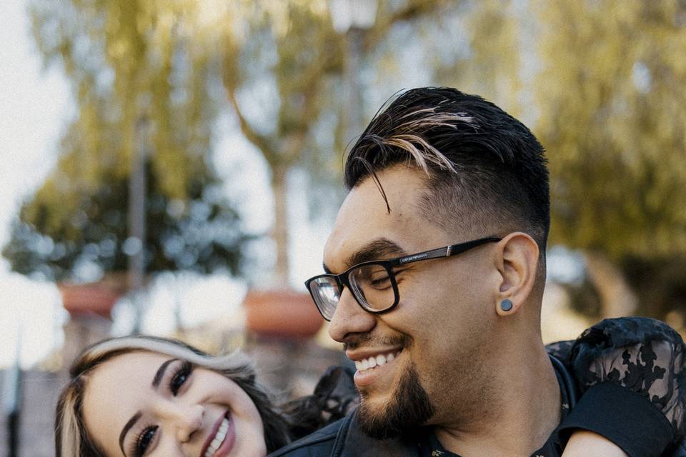 Happy embrace
