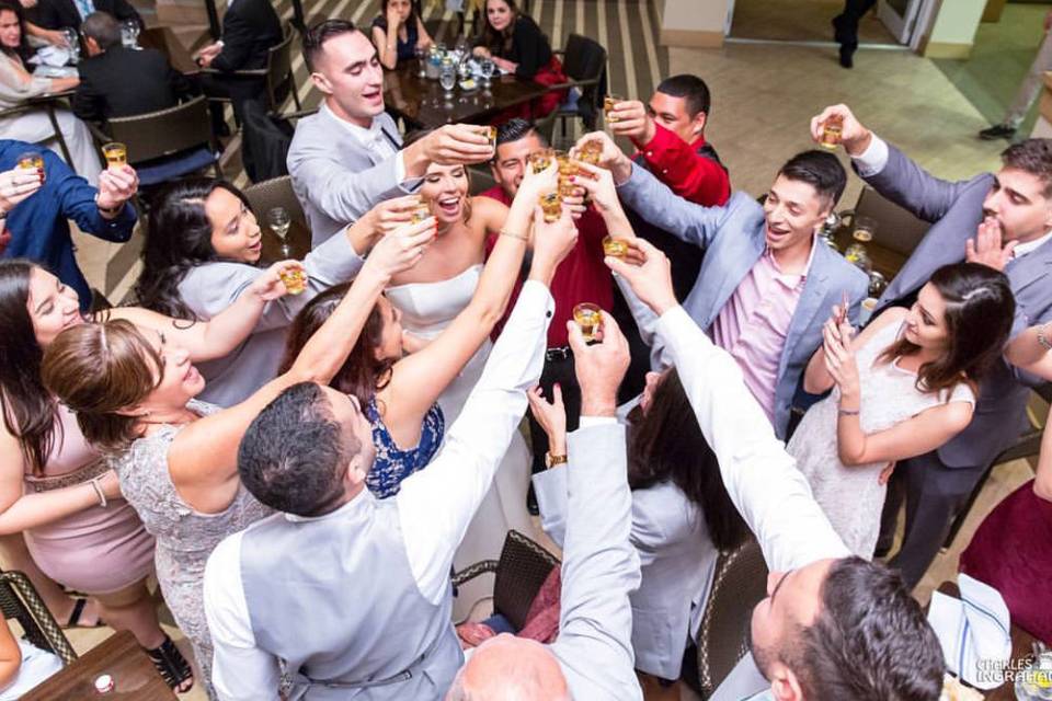 Cheers to the Bride and Groom!!!