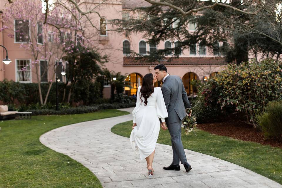 Post-Ceremony Kiss