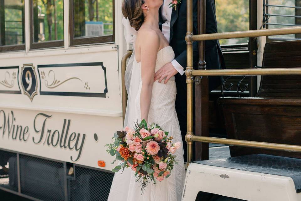 Wine trolley portrait