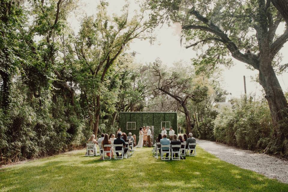 Outdoor Intimate Wedding