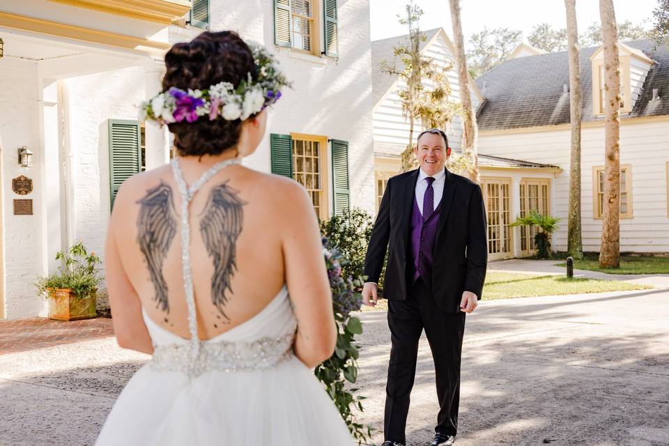 First look with dad!