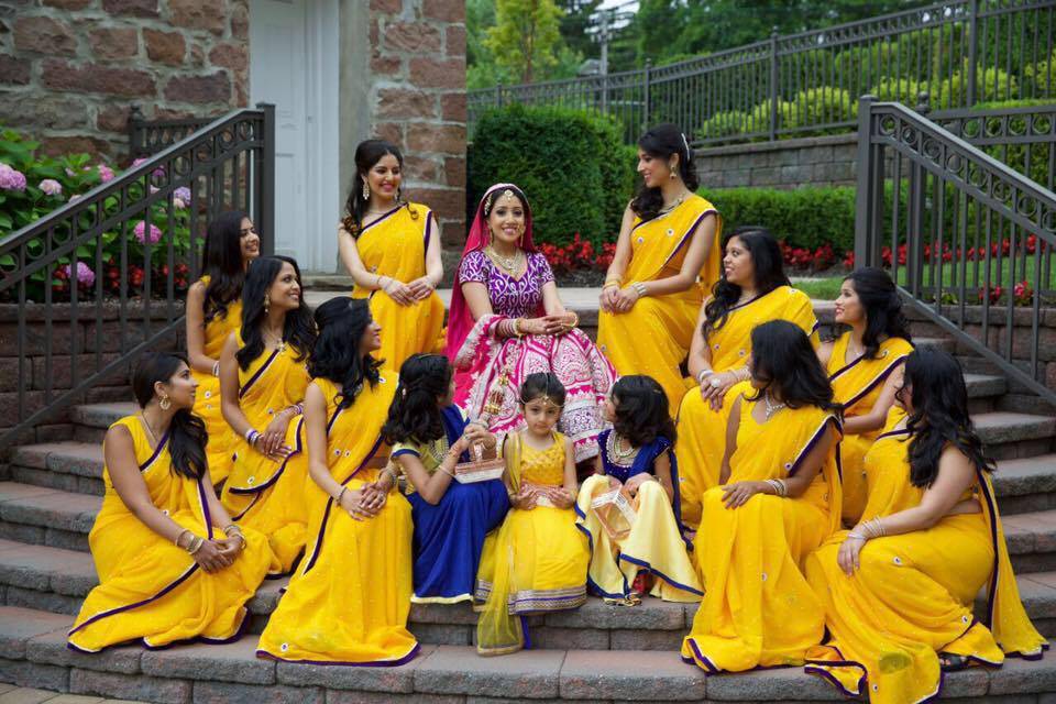 Yellow dresses