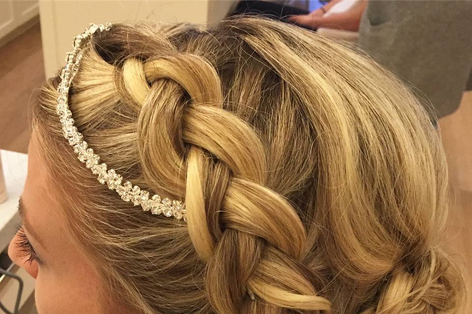 Braided updo