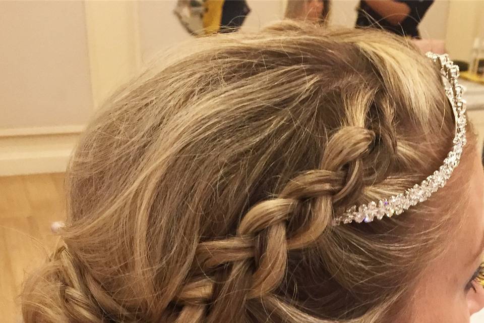 Braided hair design
