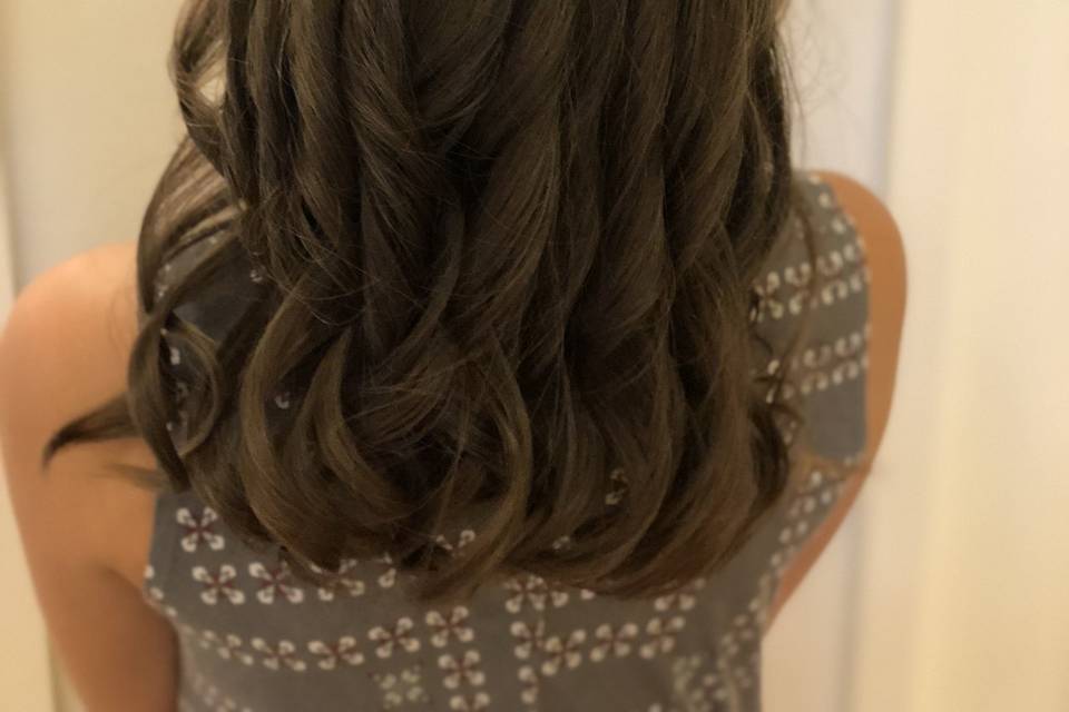 Half up - half down