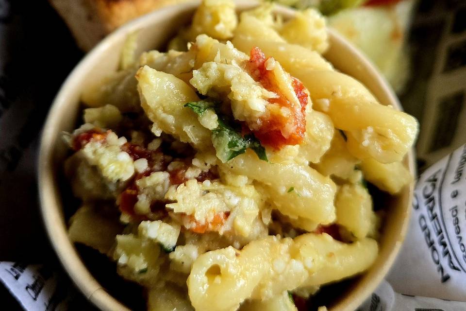 Gemelli with Italian grilled
