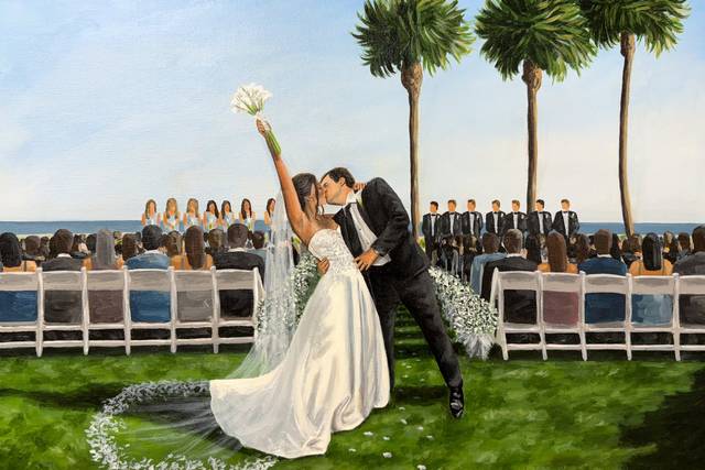 Live Wedding Painting