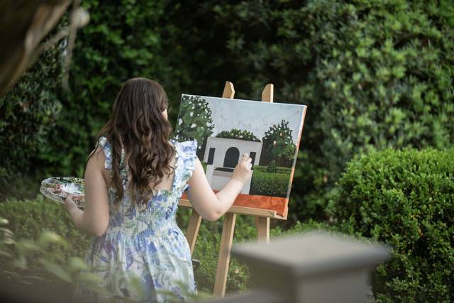 Live Wedding Painting