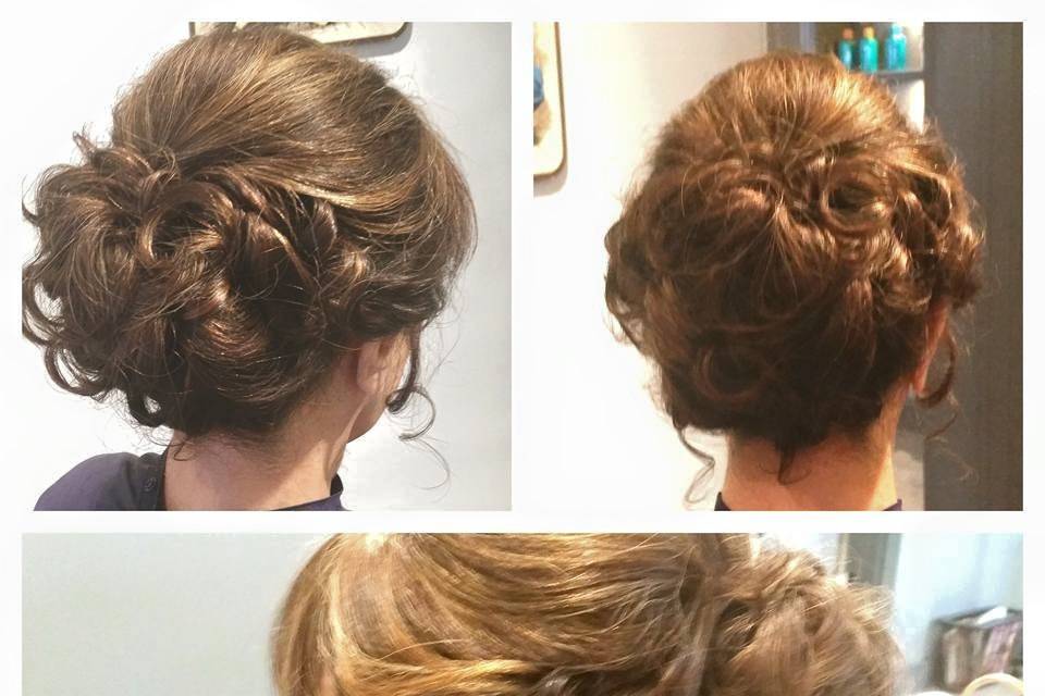 Updo hairstyle