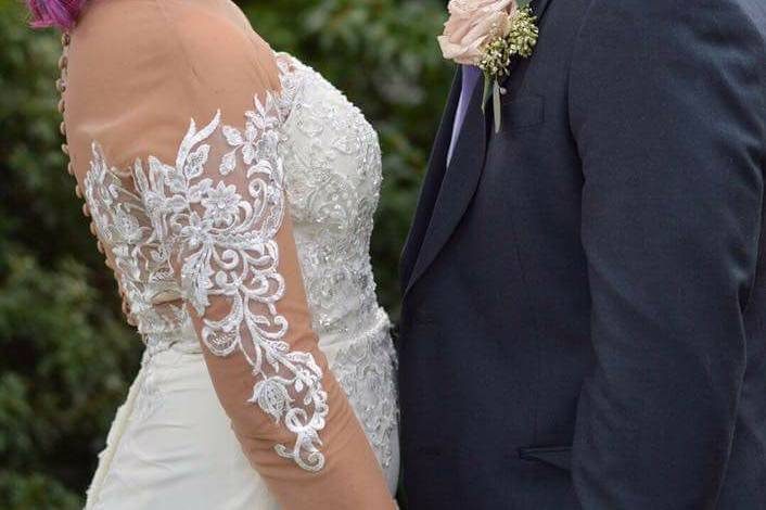 Bride in veil