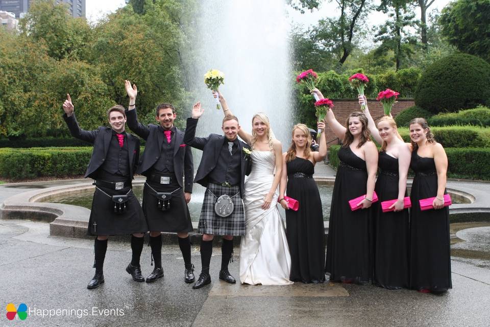 Central Park Wedding Ceremonies by Happenings