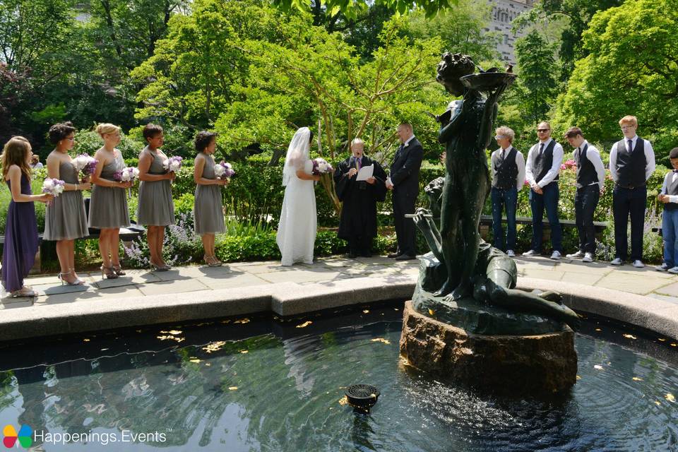 Central Park Wedding Ceremonies by Happenings