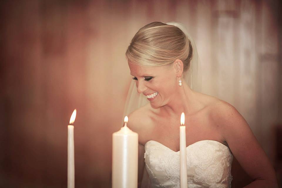 Happy bride