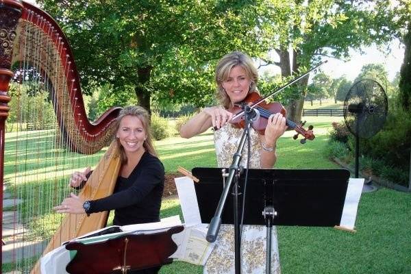 Harp and violin--just gorgeous!