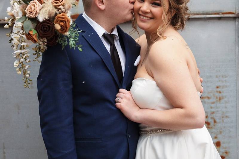 Kiss on the cheek