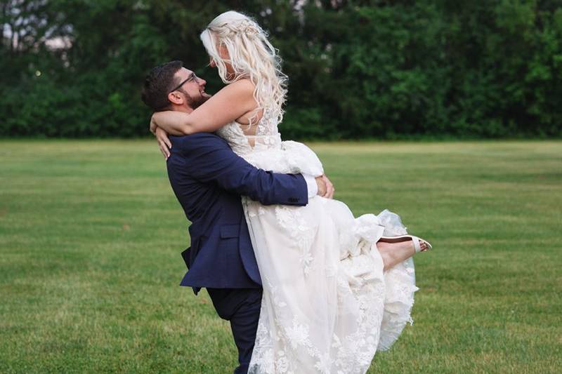 Wedding day bliss